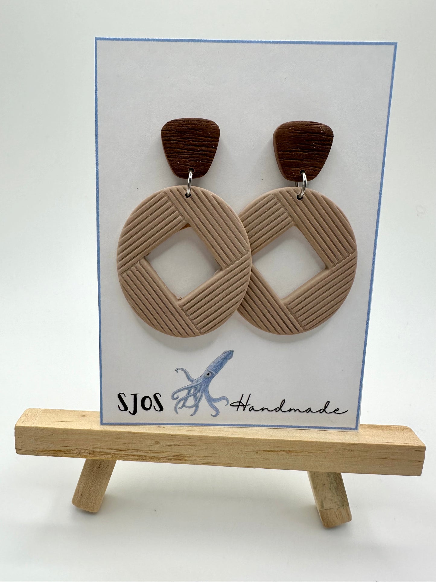 Modern Circle Dangle