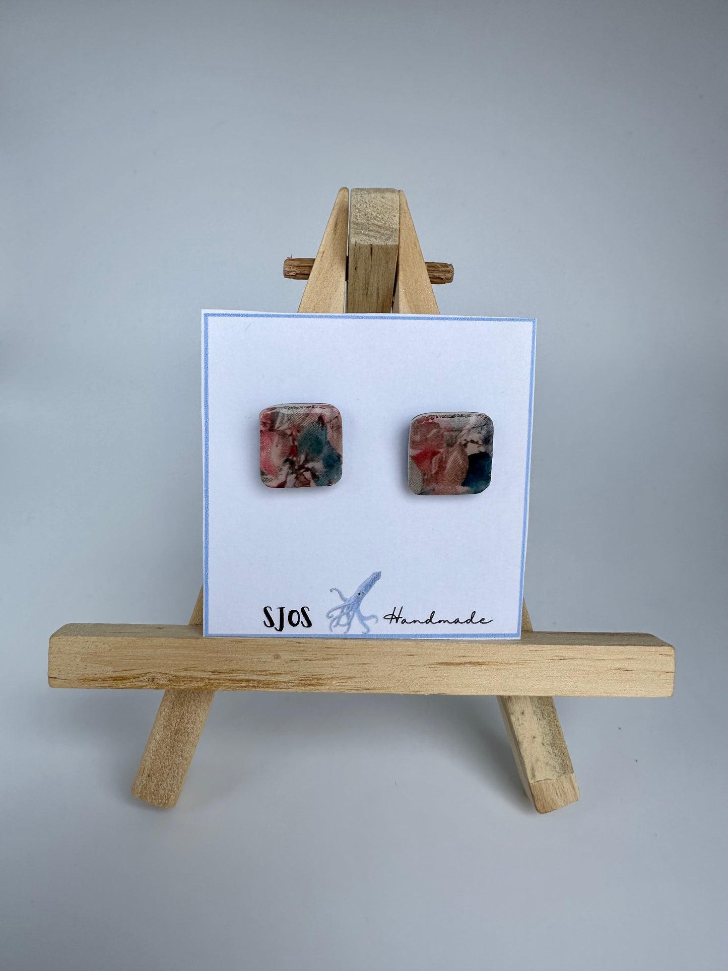 Floral Pattern Studs