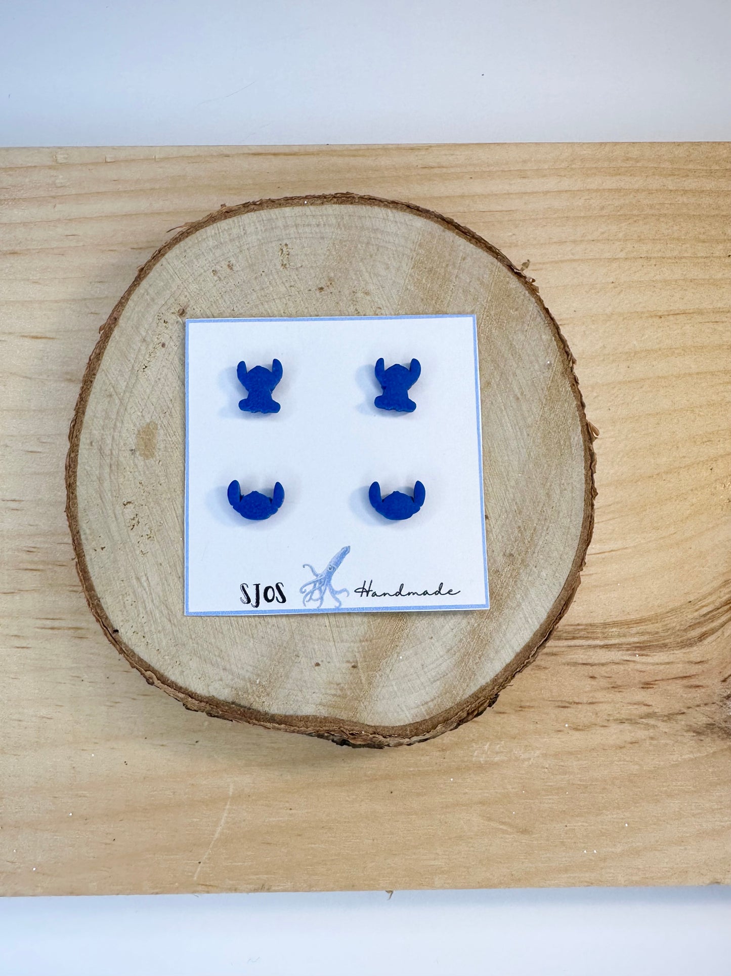 Mini Blue Alien Stud 2 pack