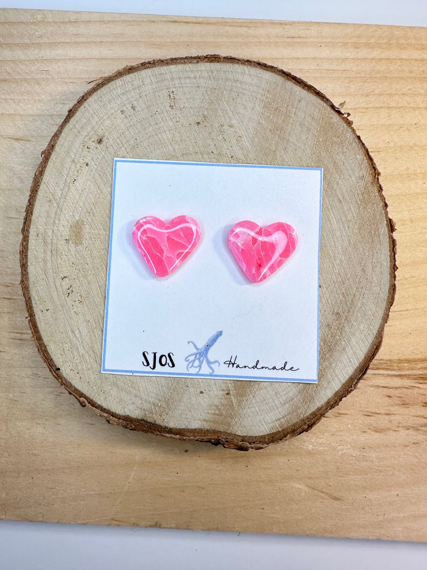 Large Heart Stud
