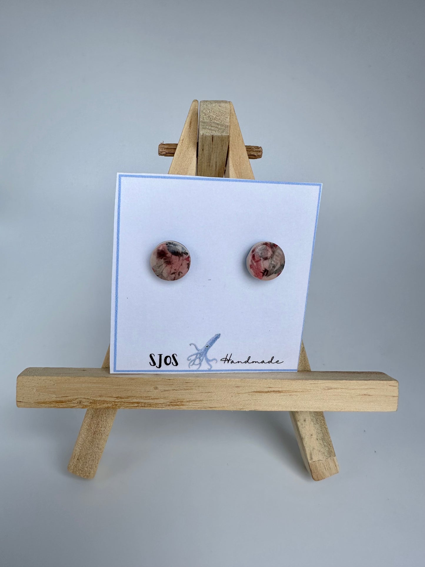 Floral Pattern Studs