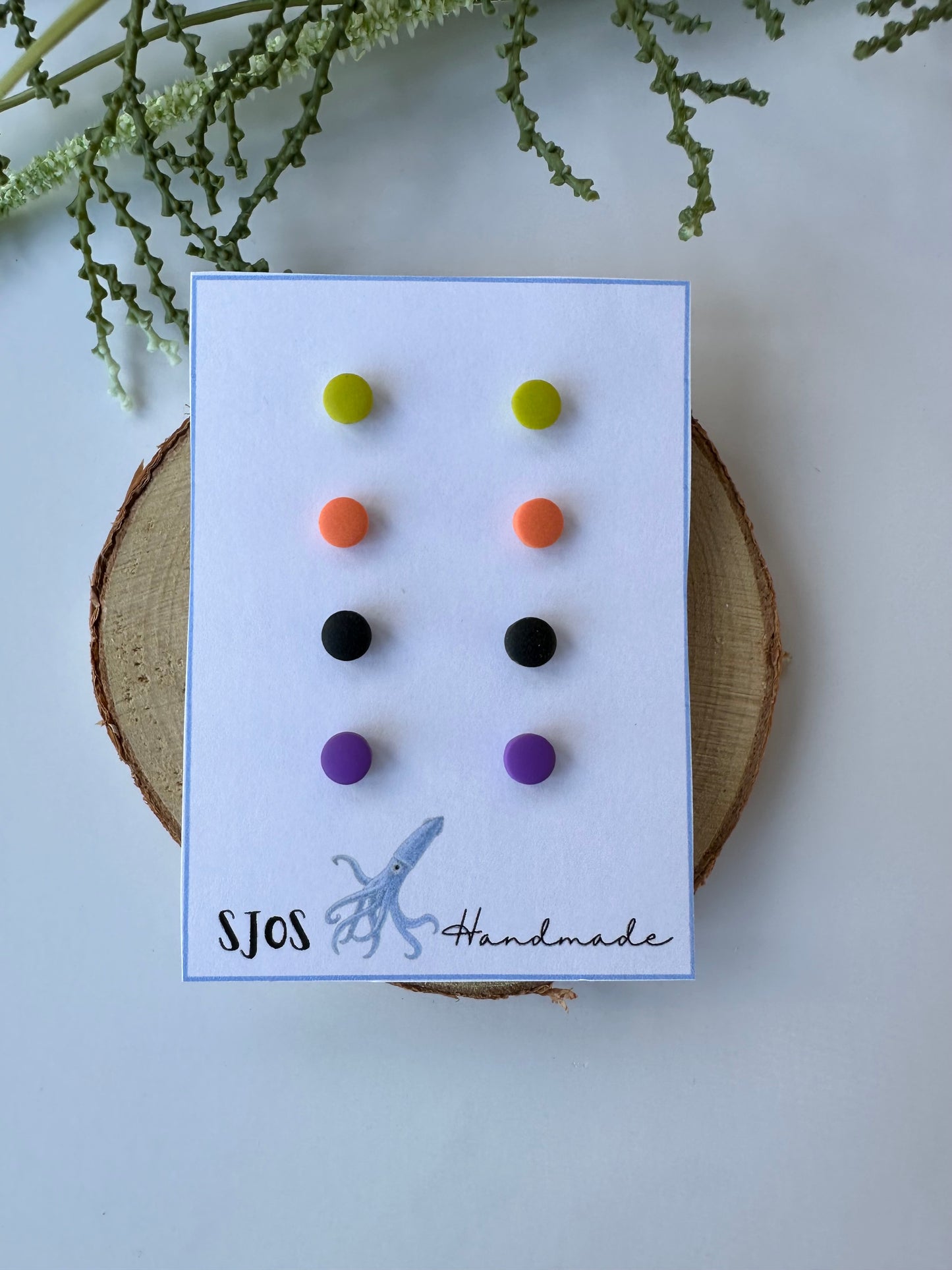 Halloween Mini Circle Stud Pack