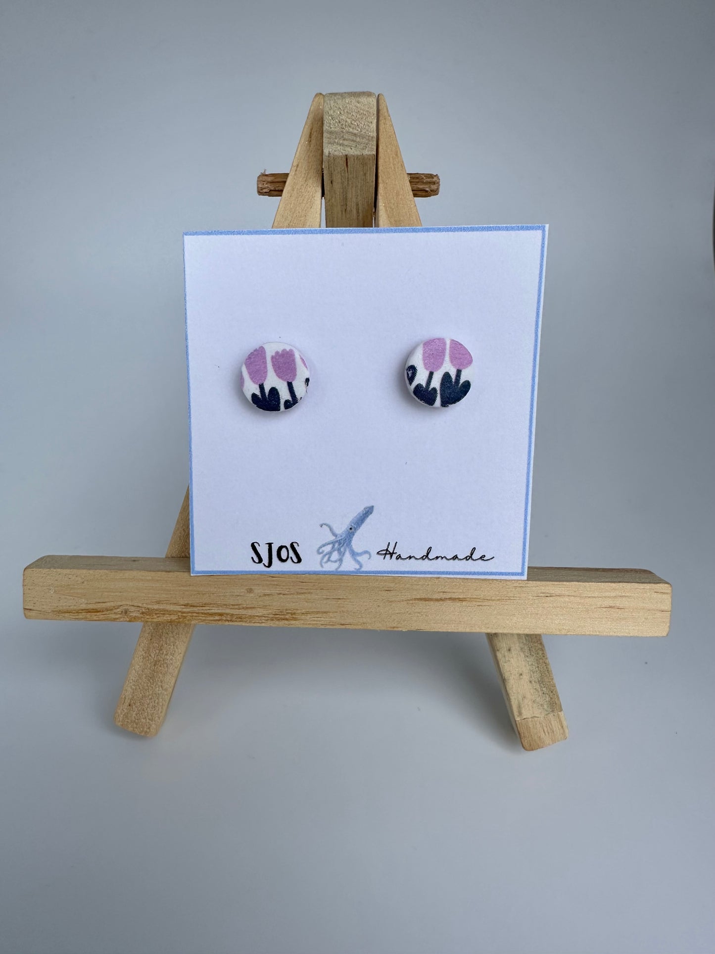Floral Doodle Studs