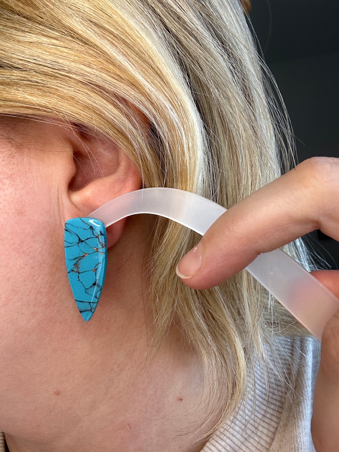 Turquoise Dagger Stud