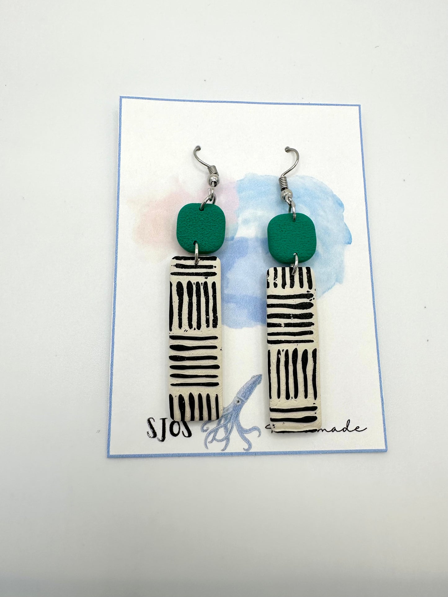2 Piece Rectangle Dangle