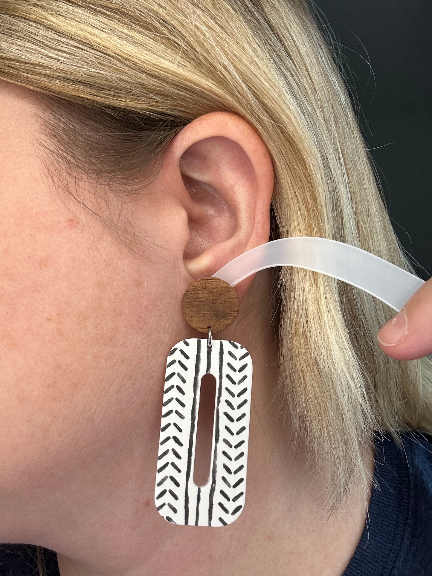 Rectangle Donut Dangle