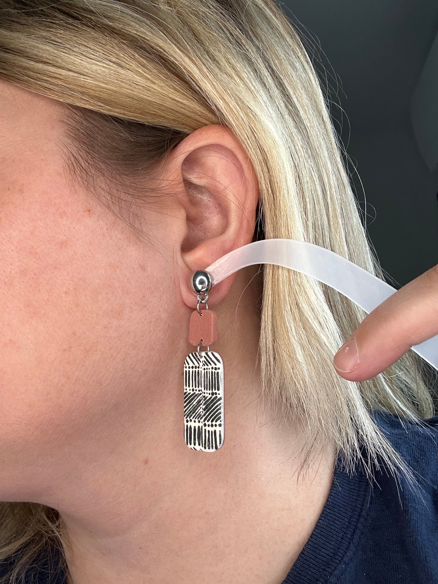 2 Piece Rectangle Dangle