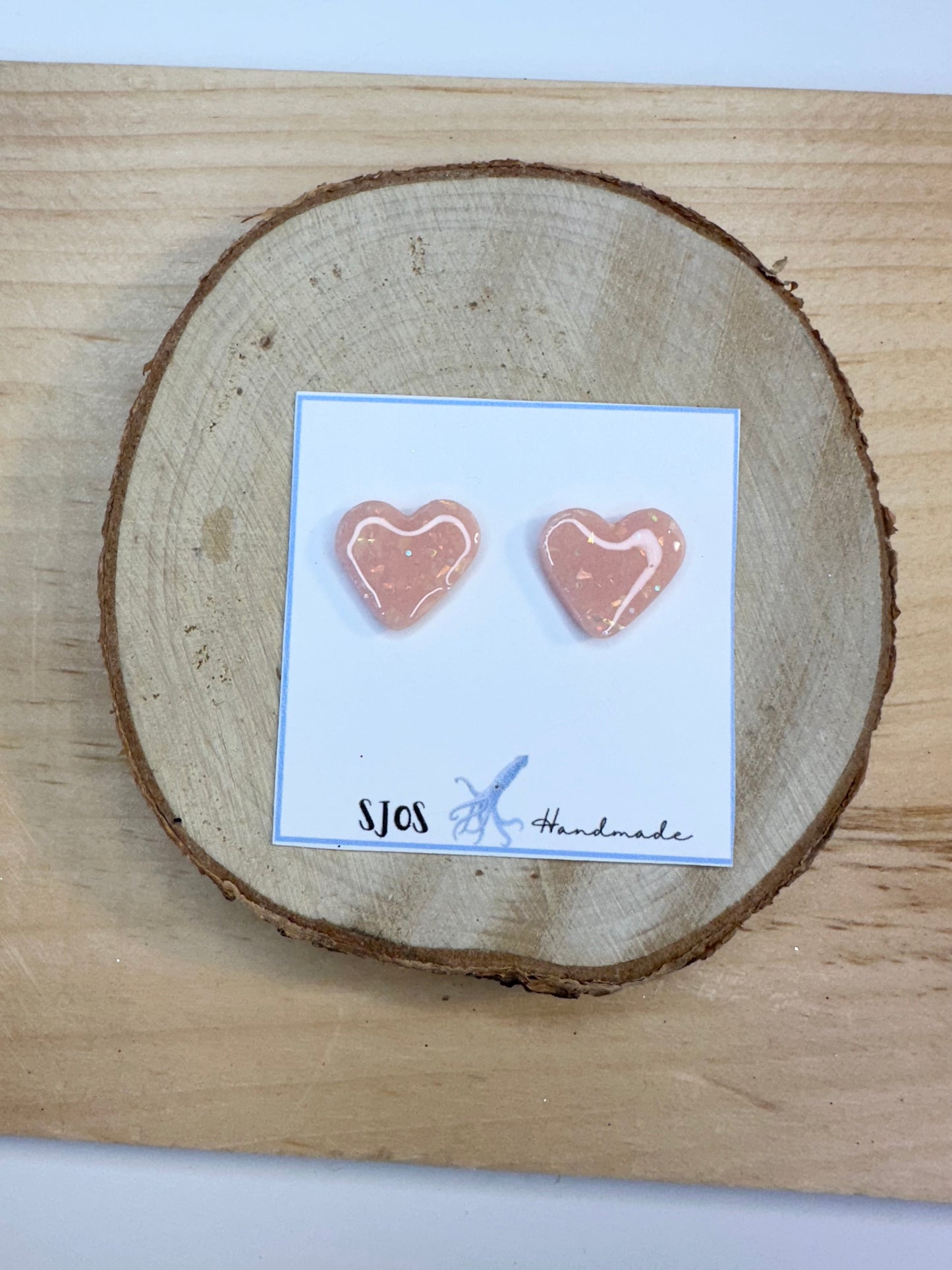 Large Heart Stud