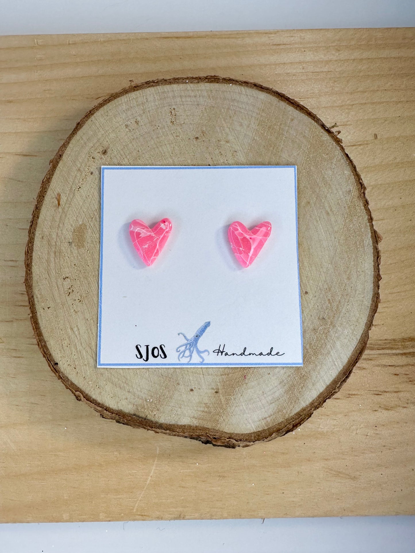 Skinny Heart Studs