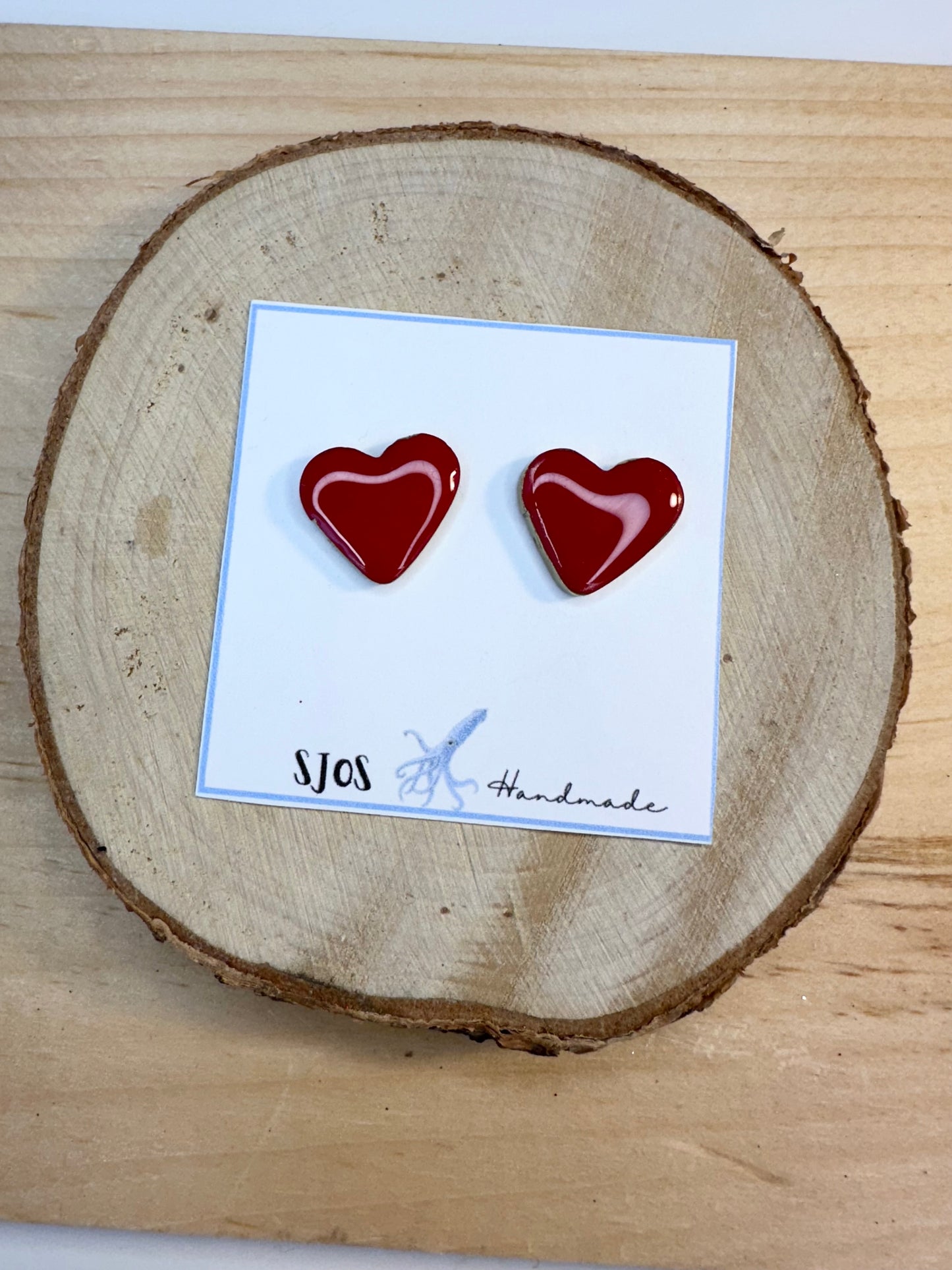 Large Heart Stud