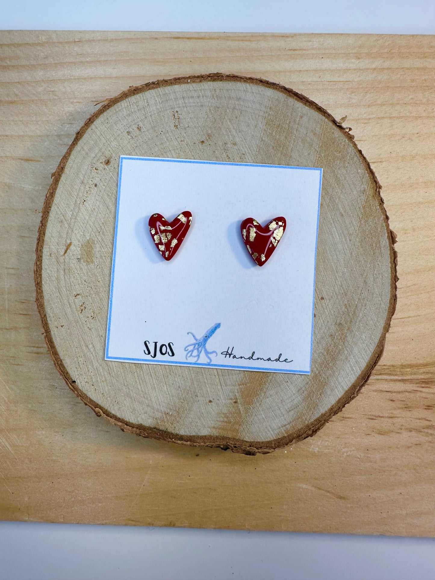 Gold Leaf Hearts