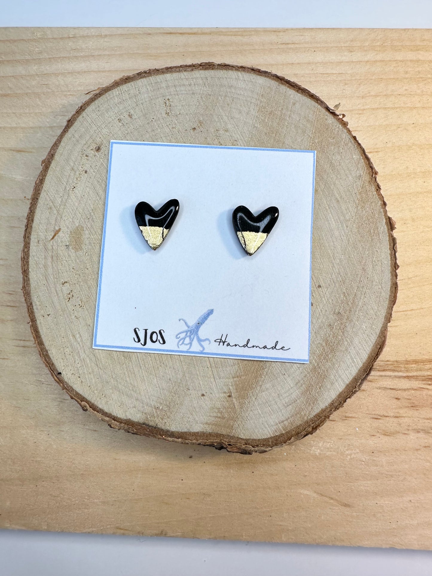Gold Leaf Hearts