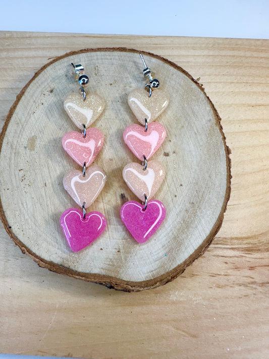 4 Heart Dangle