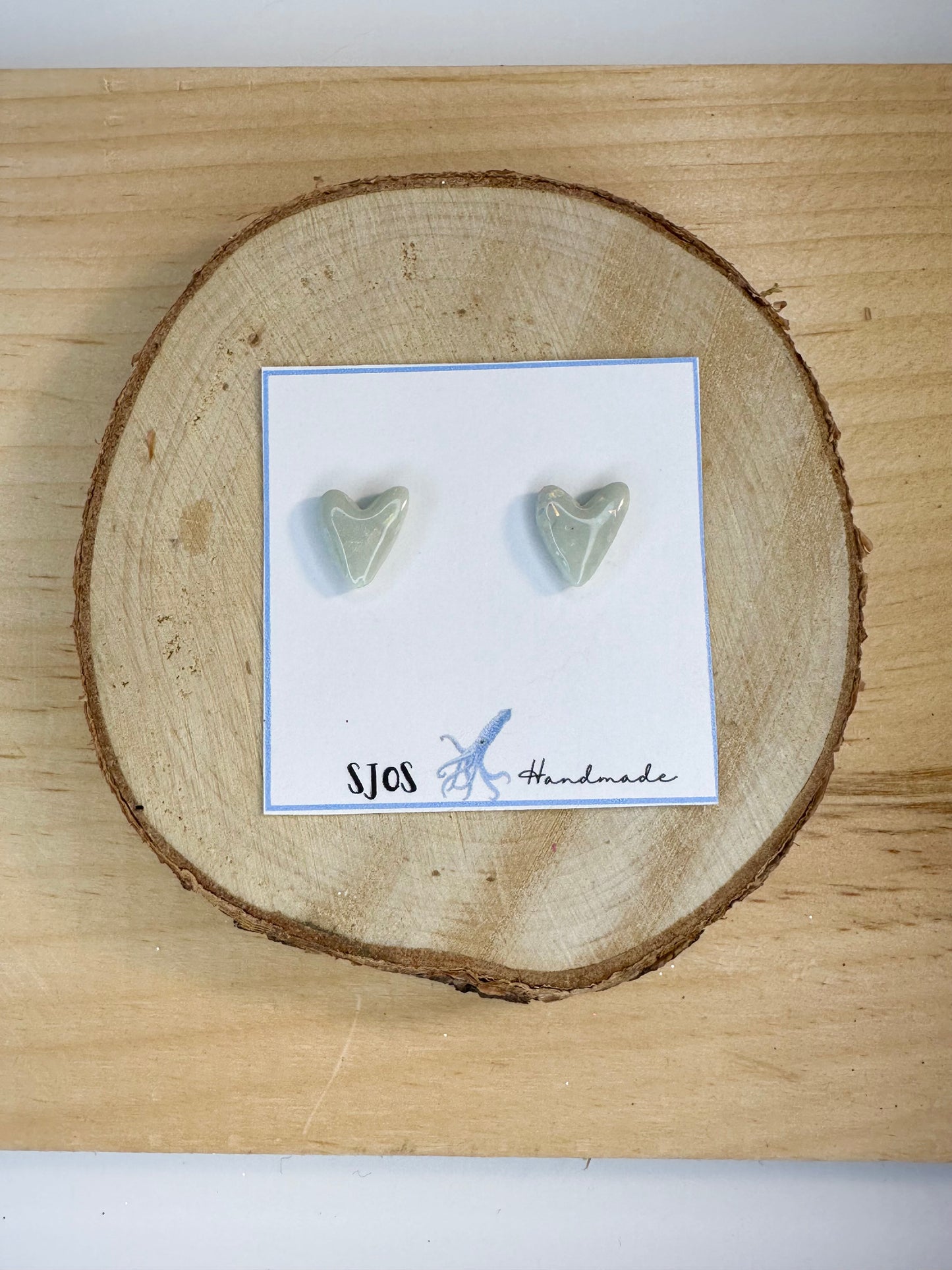 Skinny Heart Studs