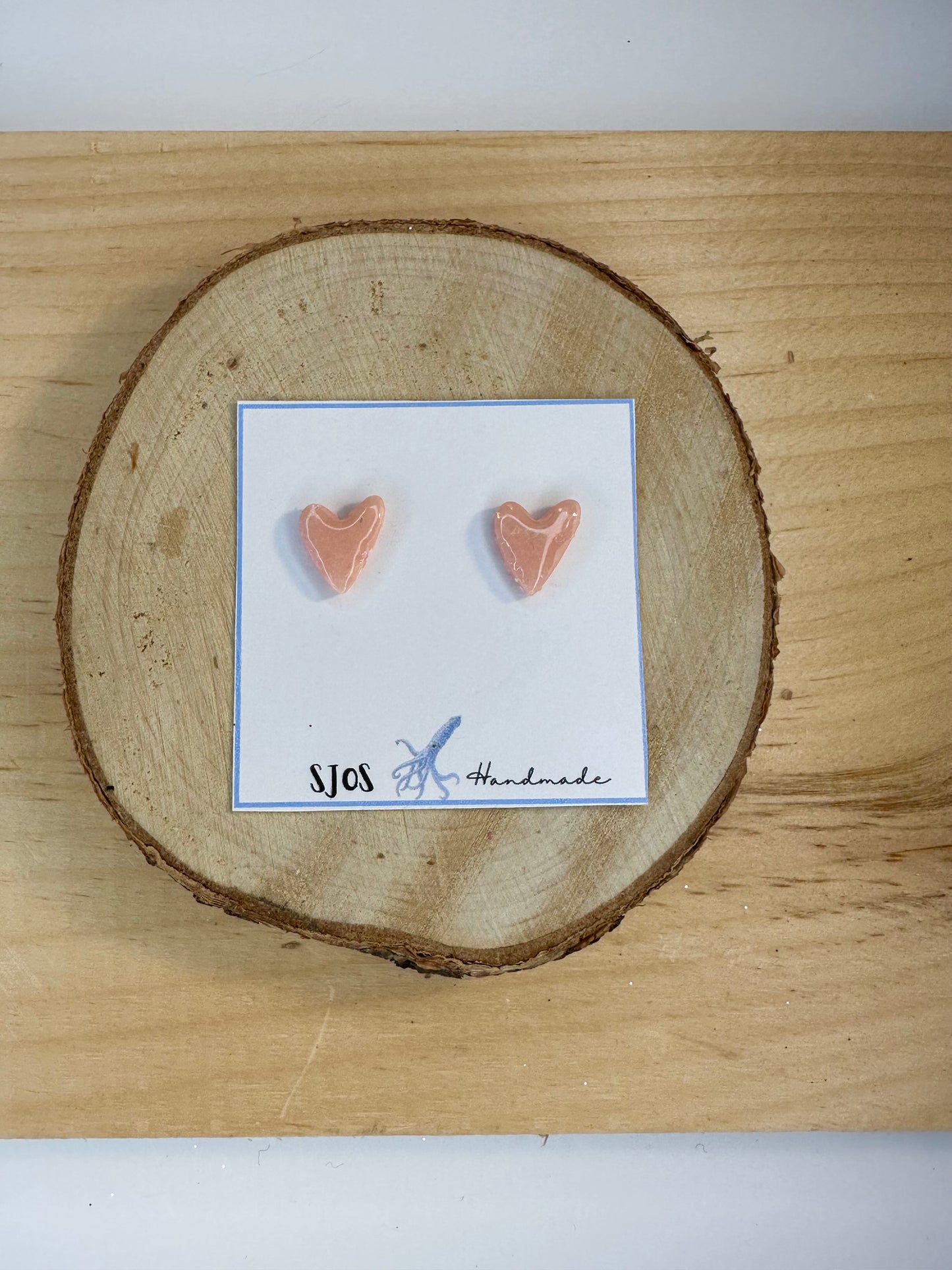 Skinny Heart Studs