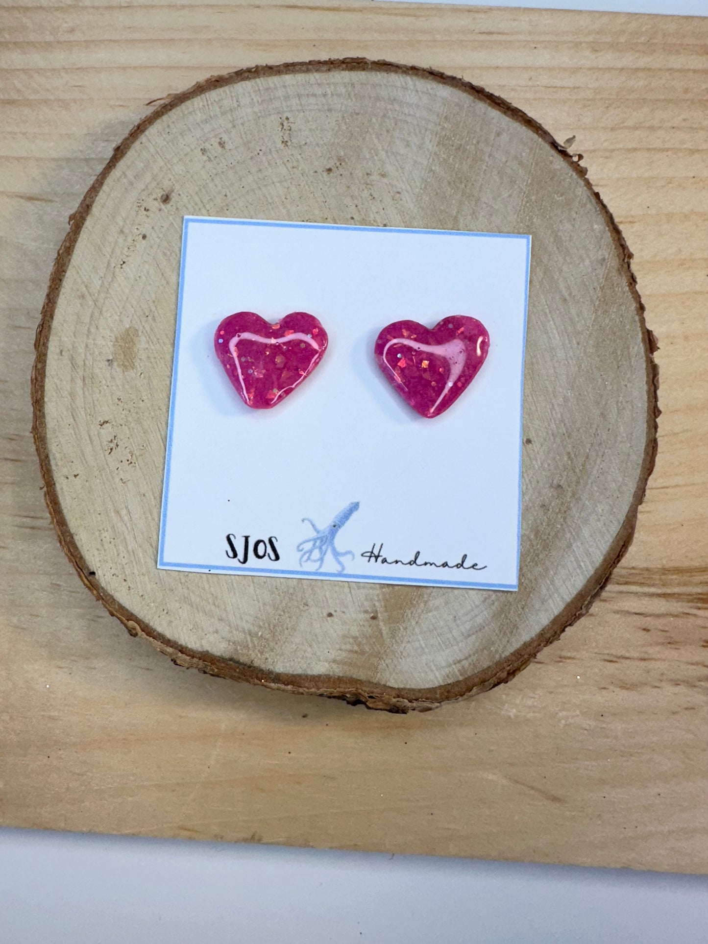 Large Heart Stud