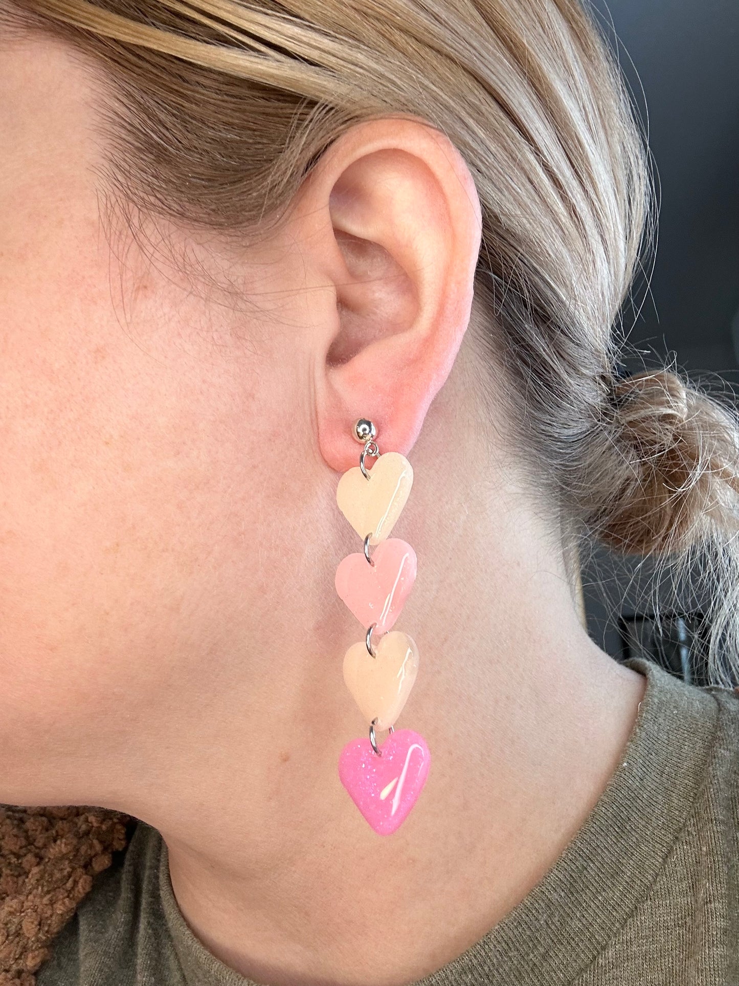 4 Heart Dangle