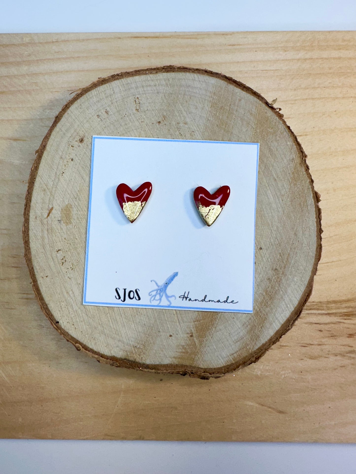 Gold Leaf Hearts