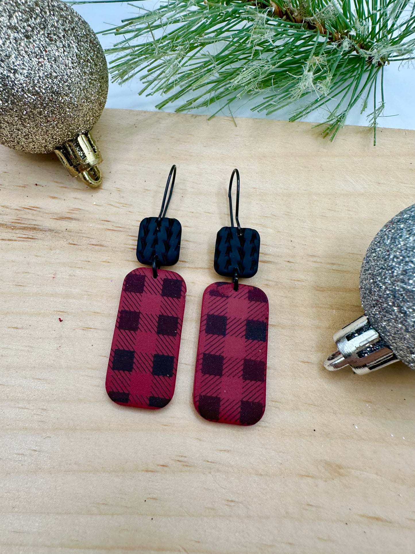 2 Piece Rectangle Dangle