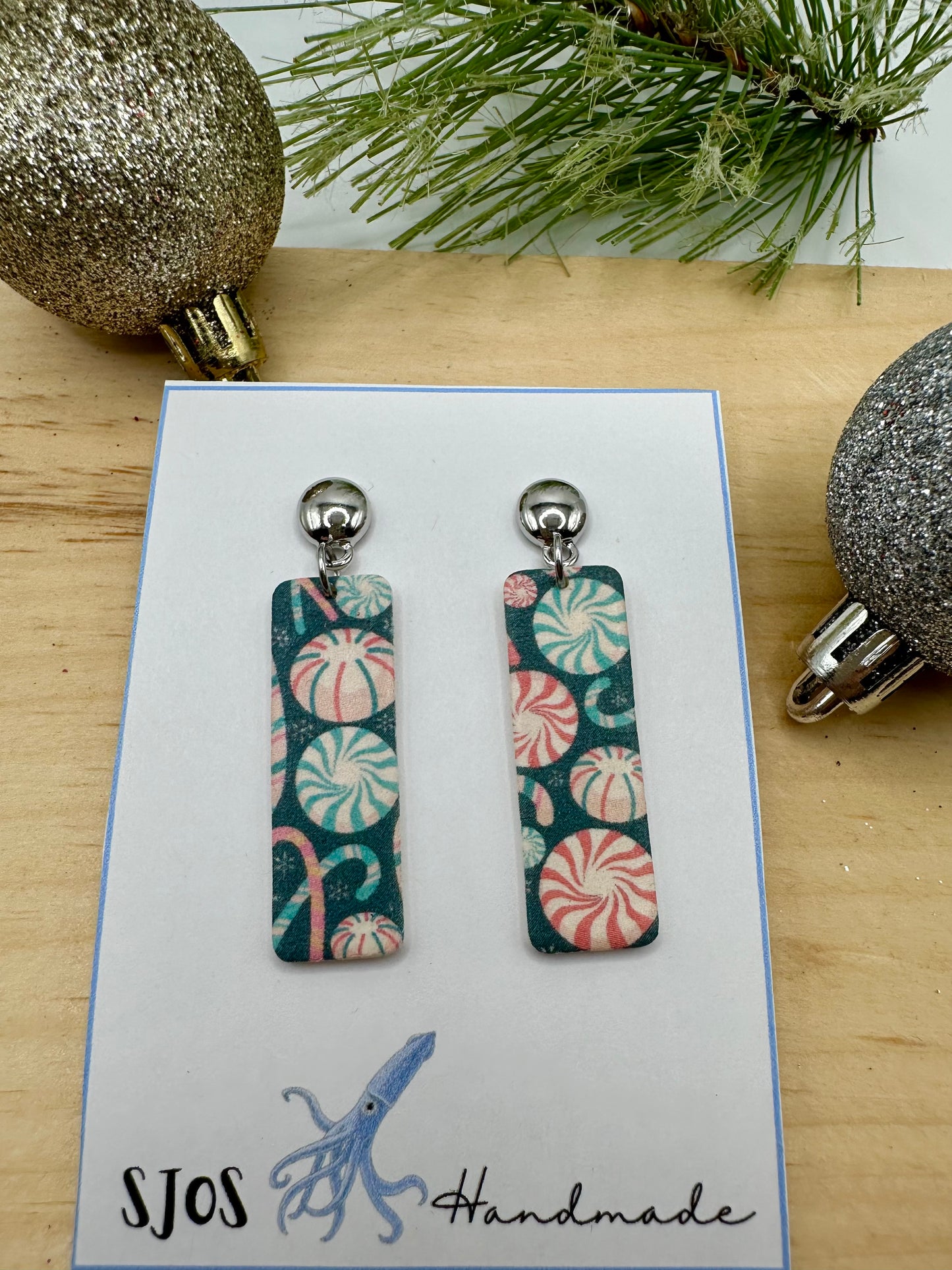 Rectangle Dangle- Holiday