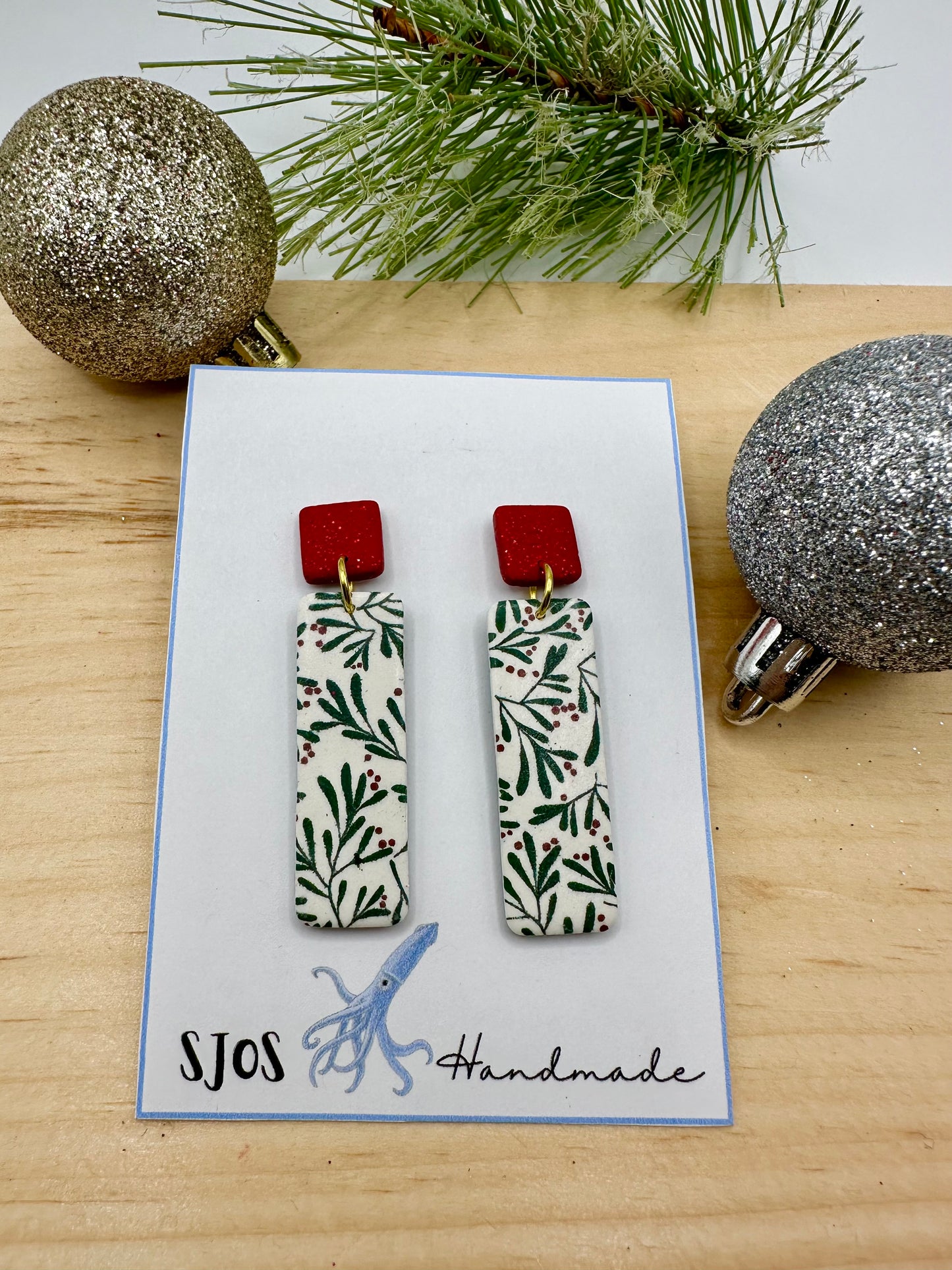 Rectangle Dangle- Holiday