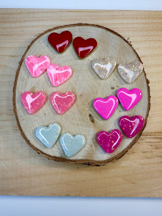 Large Heart Stud