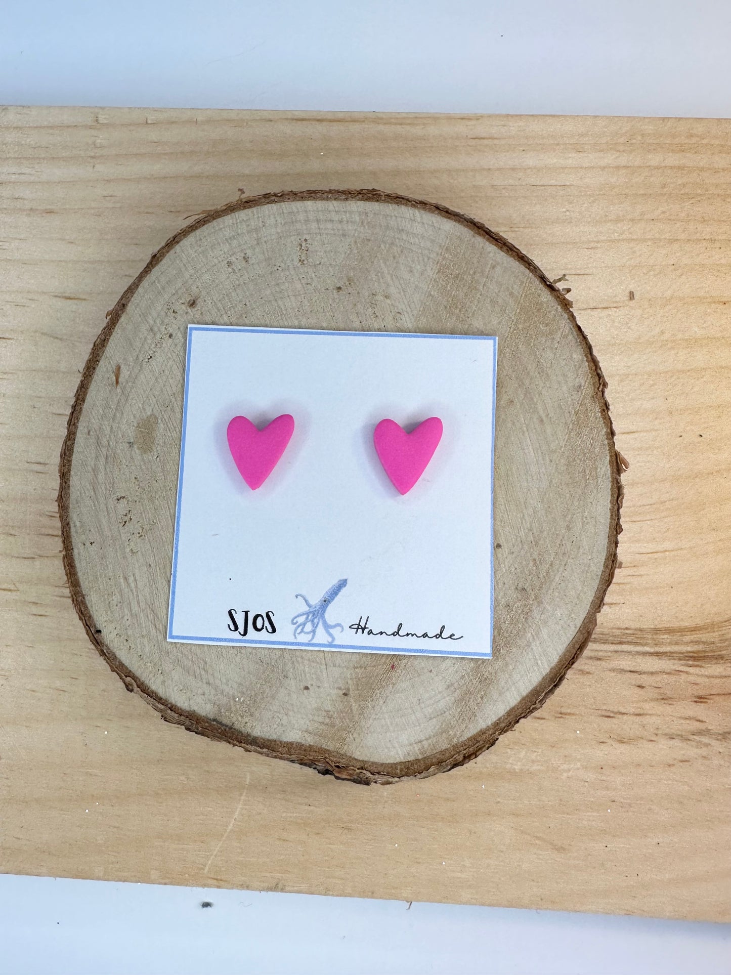 Skinny Heart Studs