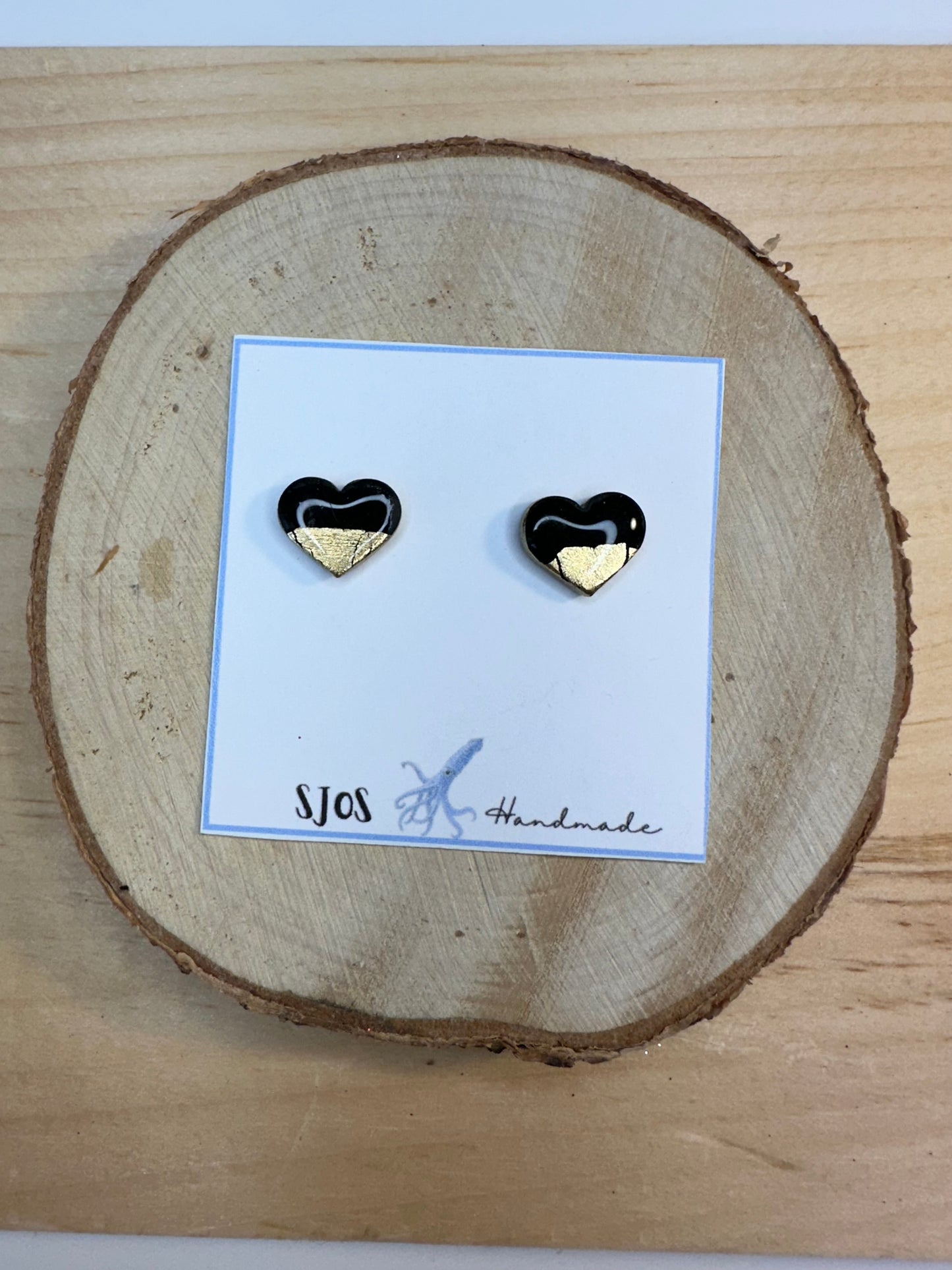Gold Leaf Hearts
