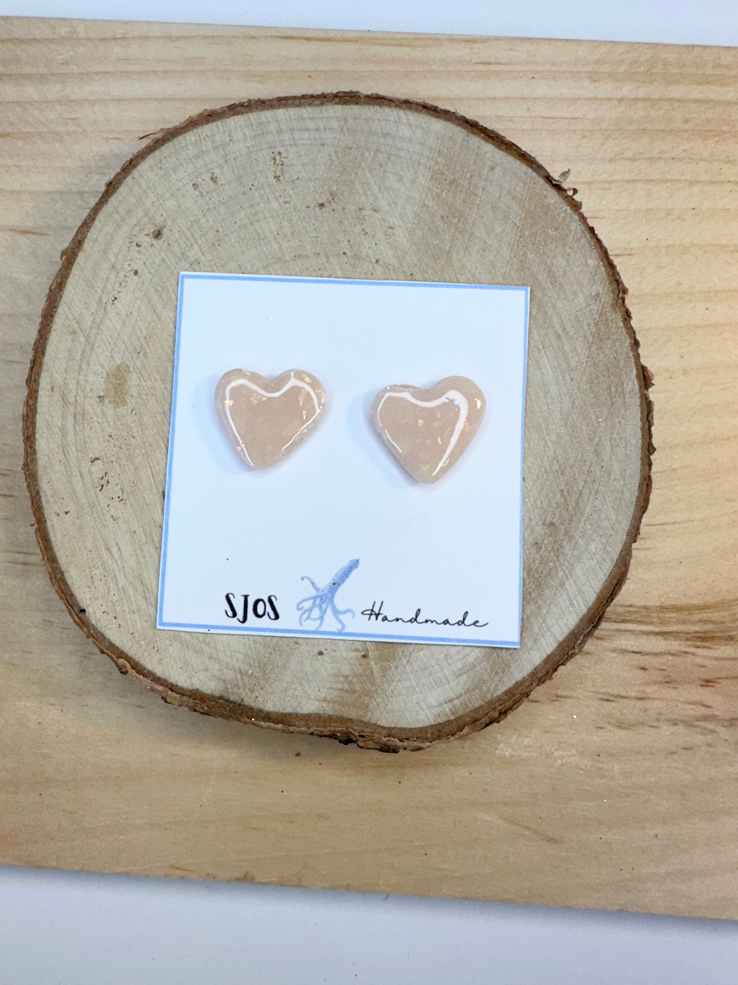 Large Heart Stud