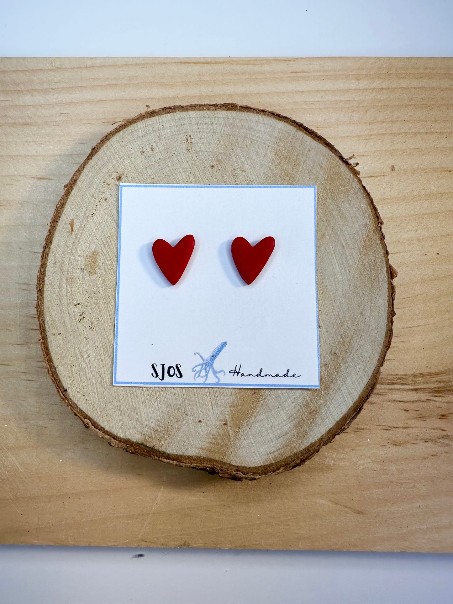 Skinny Heart Studs