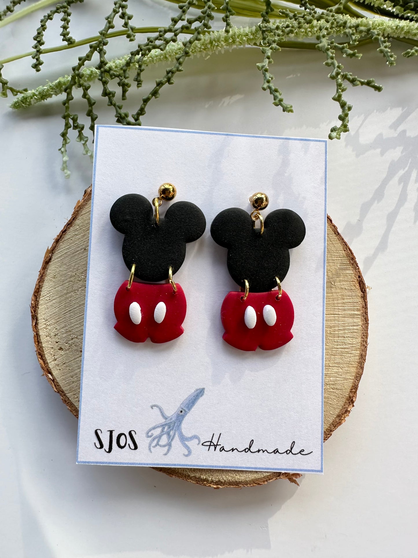 2 Piece Mouse Dangle