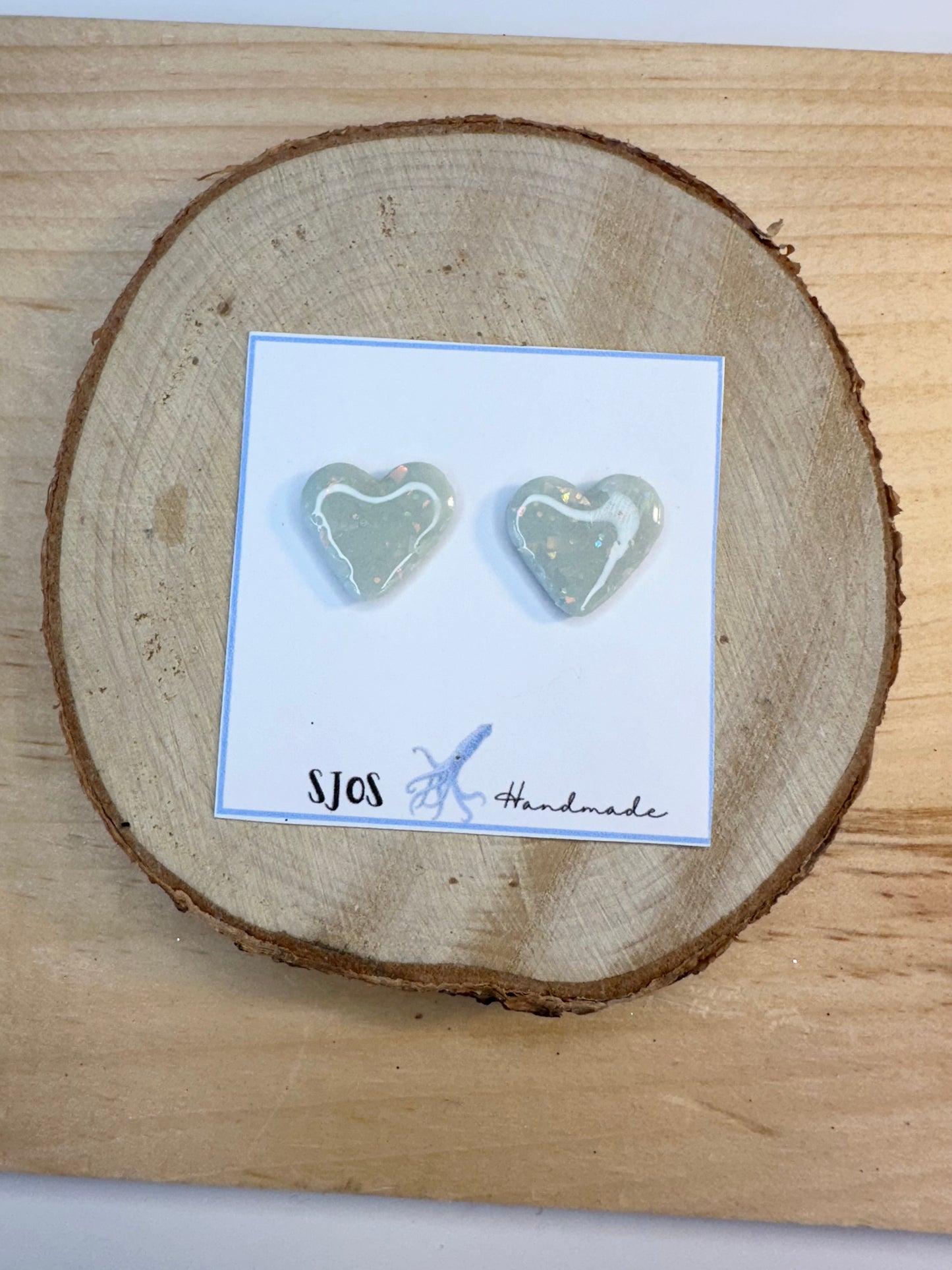 Large Heart Stud