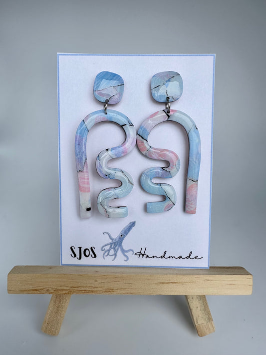 Hand painted watercolor Bookworm