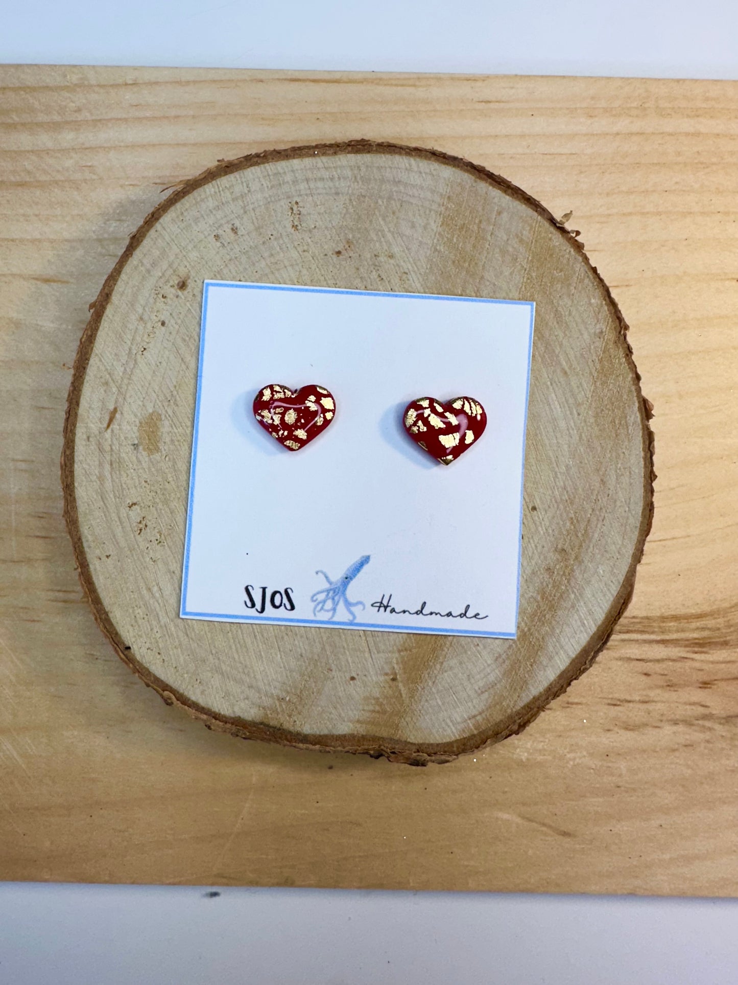 Gold Leaf Hearts
