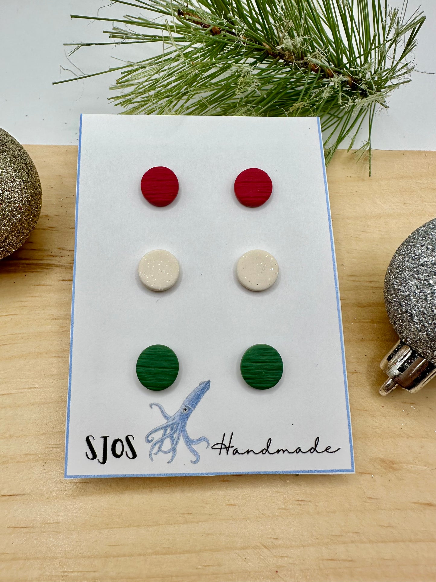 Christmas 3 Pack Stud