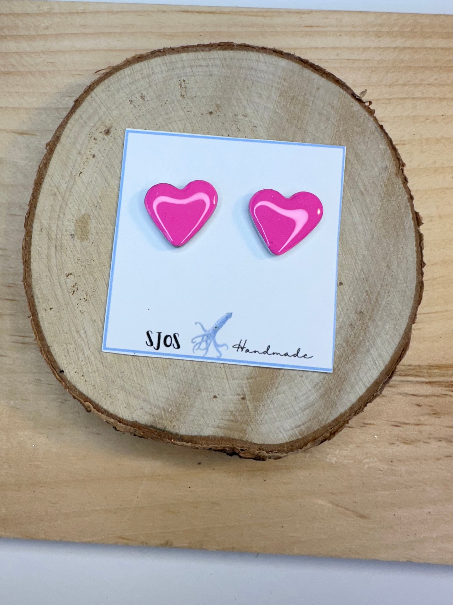 Large Heart Stud