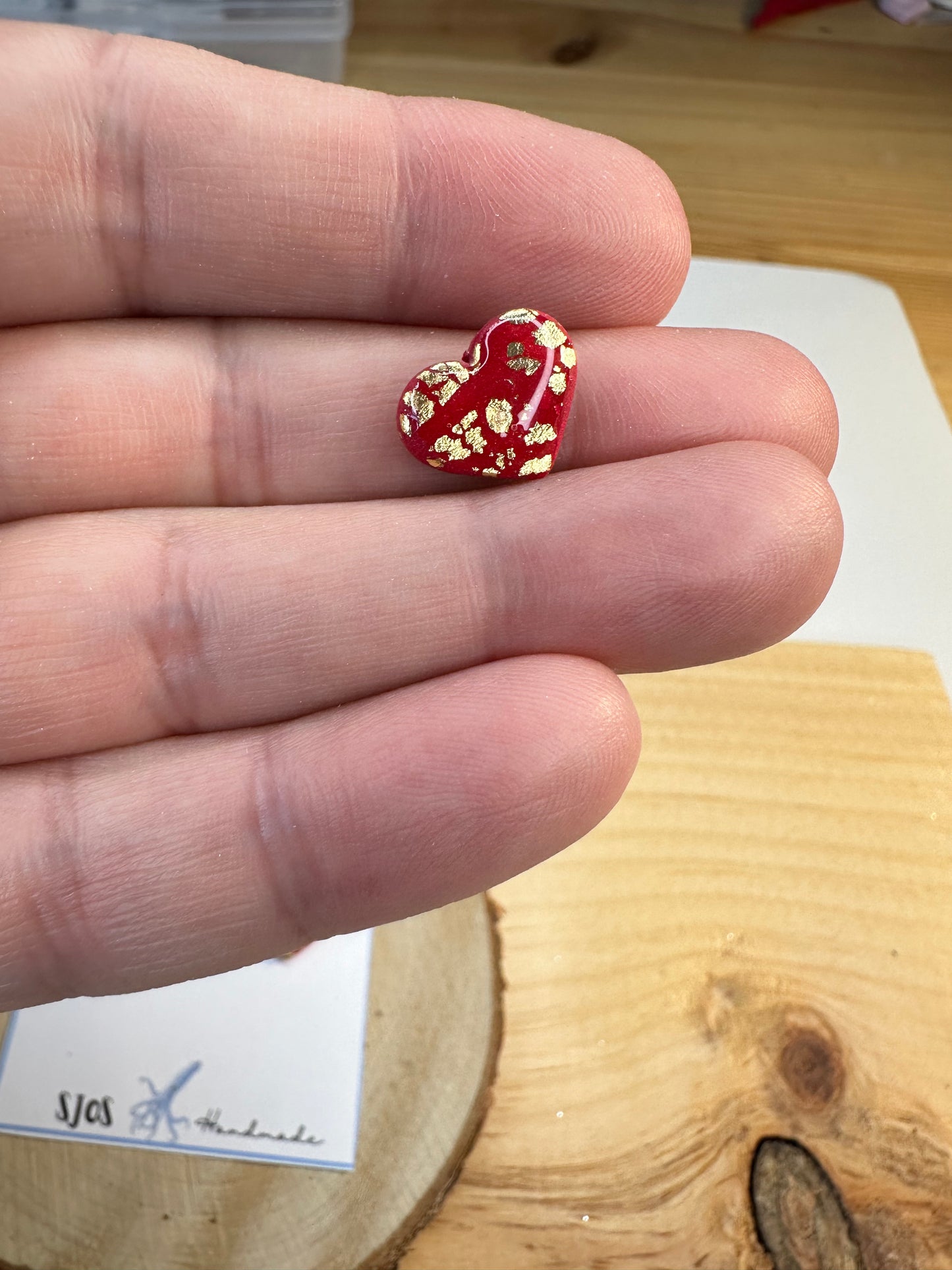 Gold Leaf Hearts