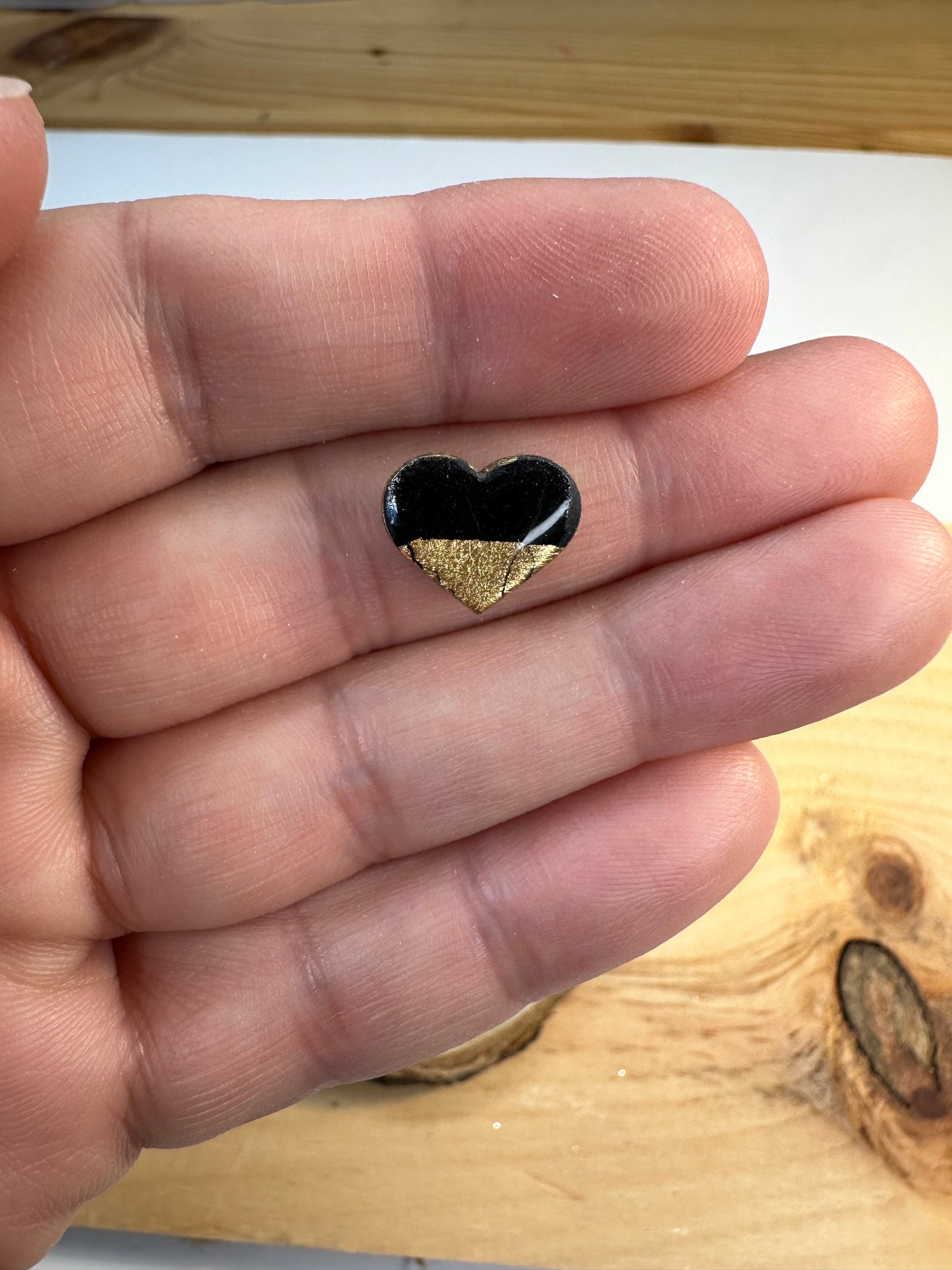 Gold Leaf Hearts