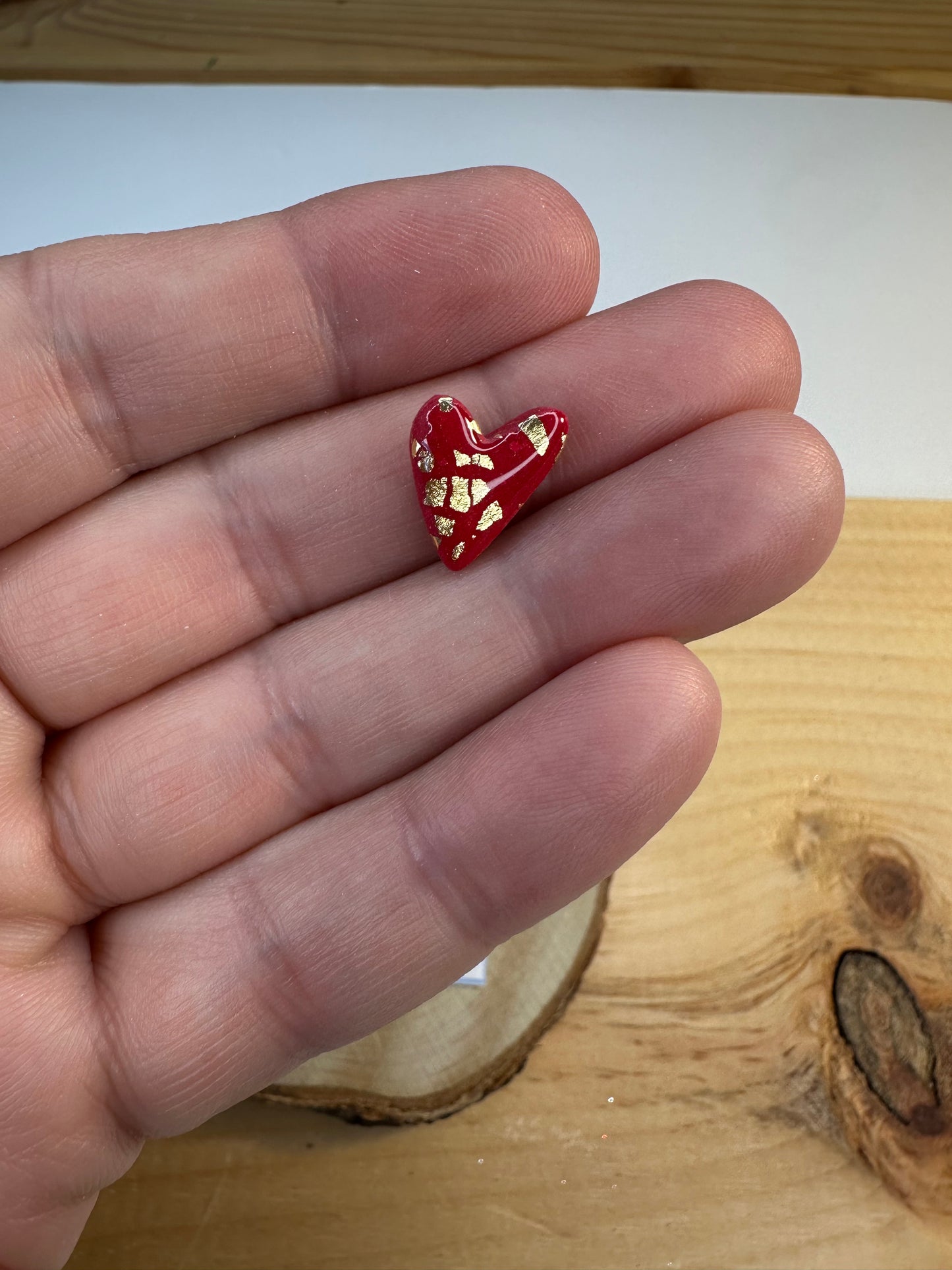 Gold Leaf Hearts