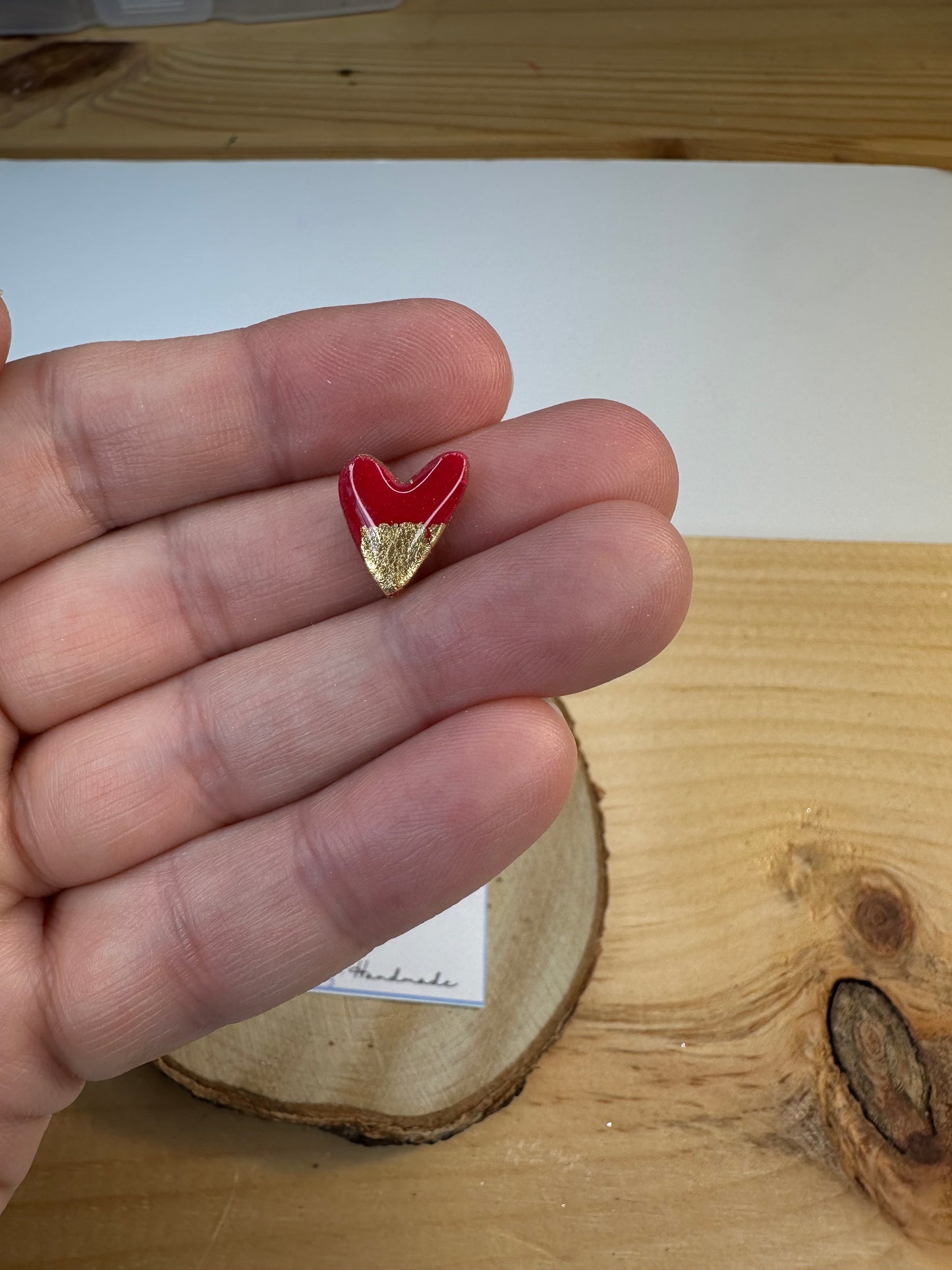 Gold Leaf Hearts