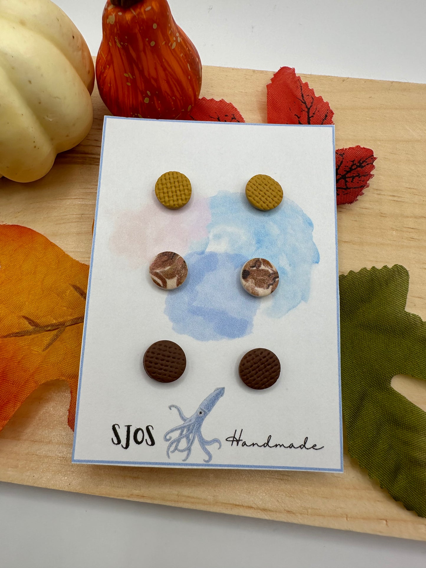 Fall 3 Circle Stud Pack C