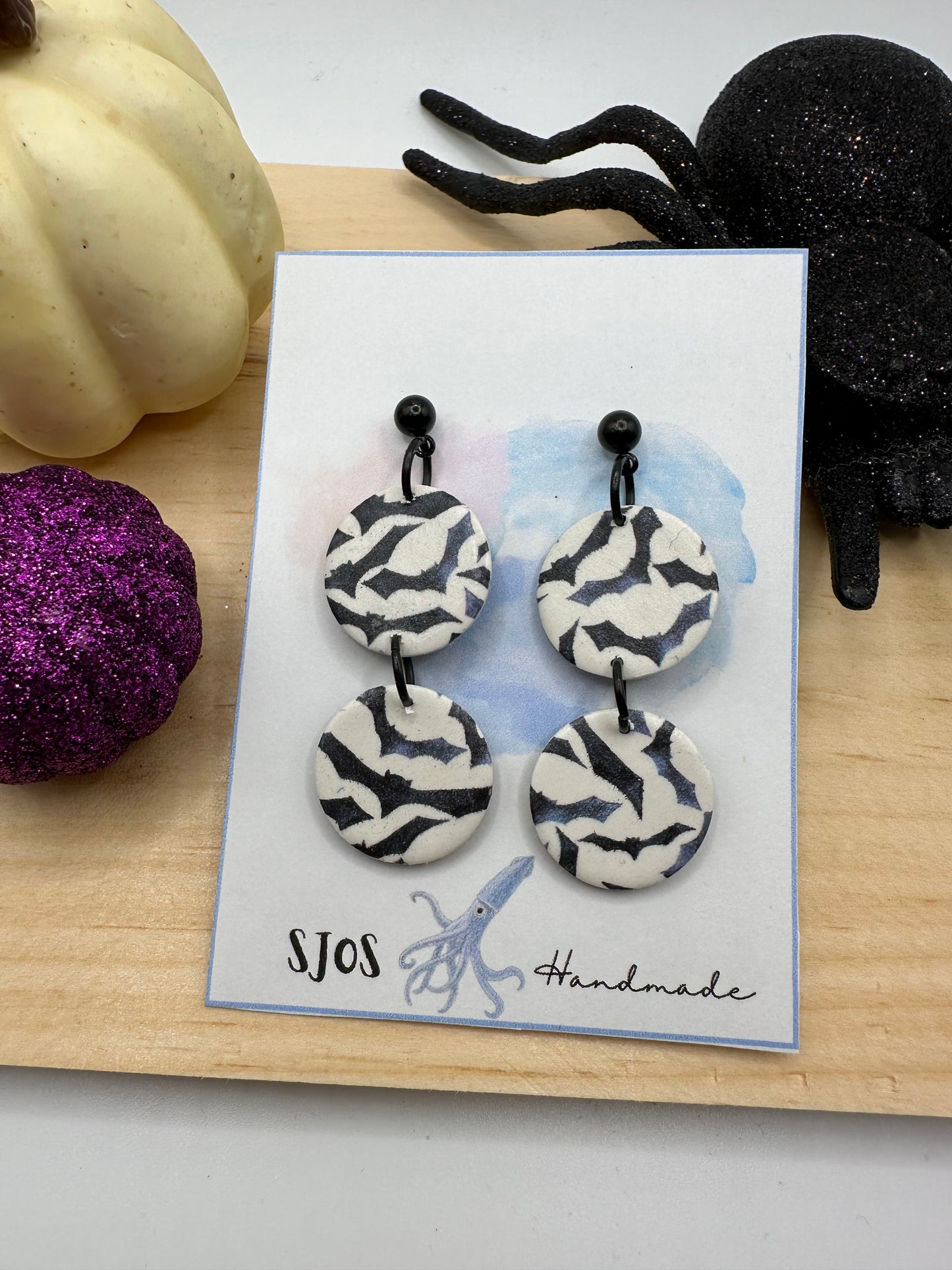 Two Circle Dangle- Halloween