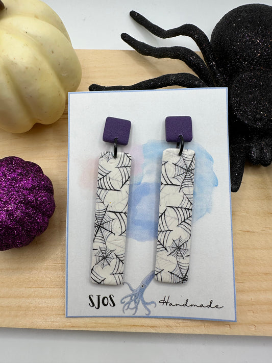 Spiderweb Rectangle Dangle
