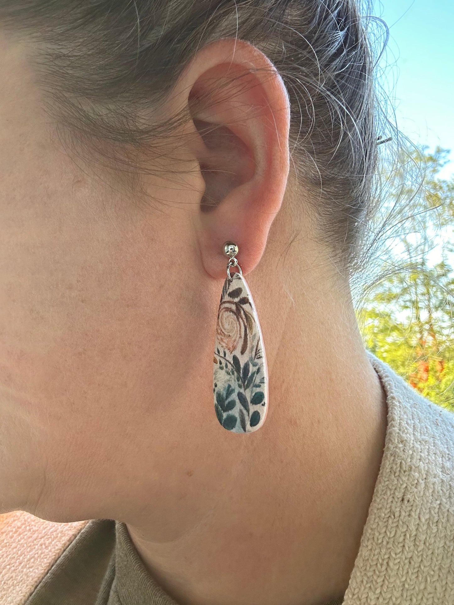 Fall Teardrop Dangle