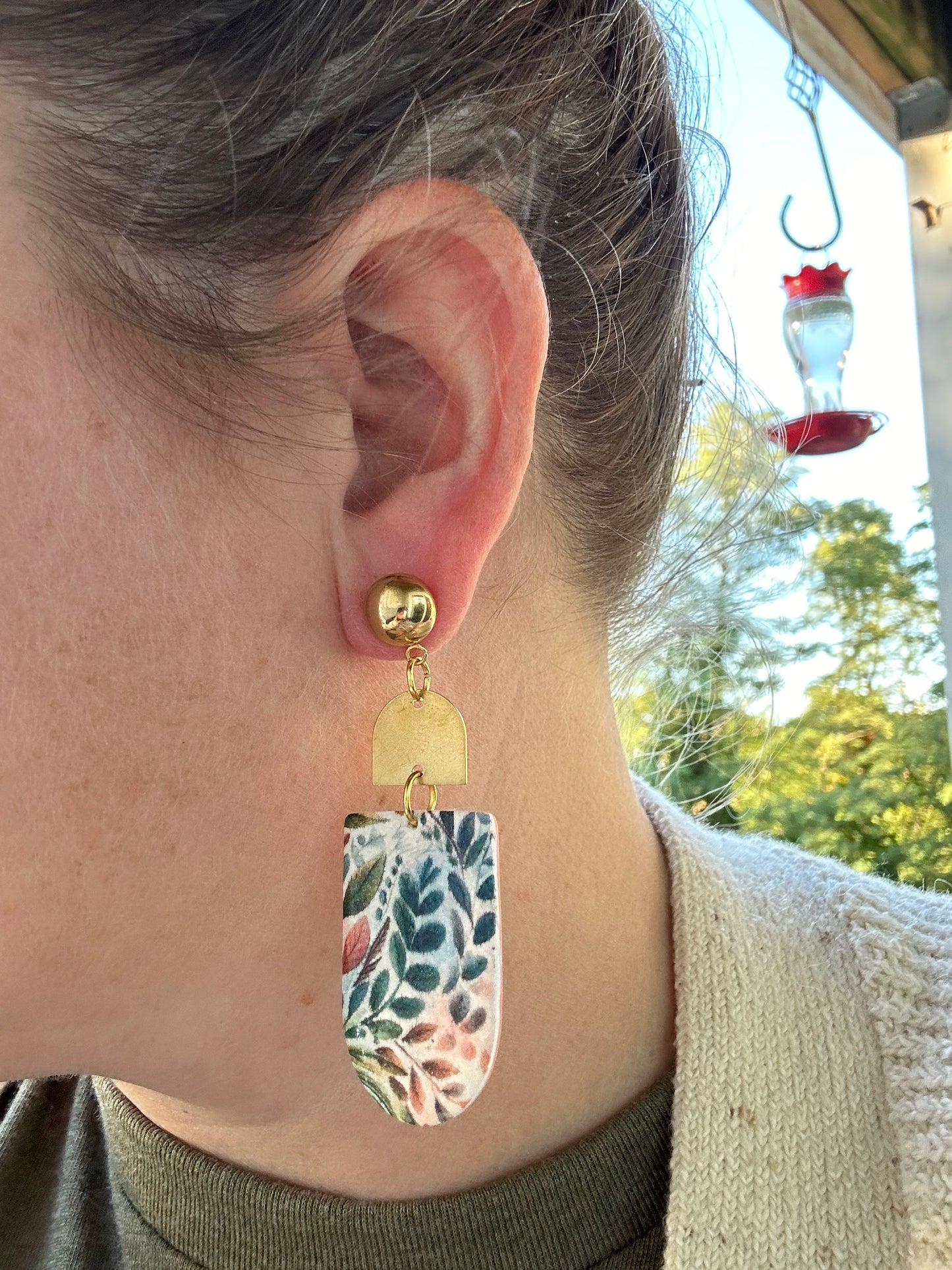 Two piece Arch Dangle