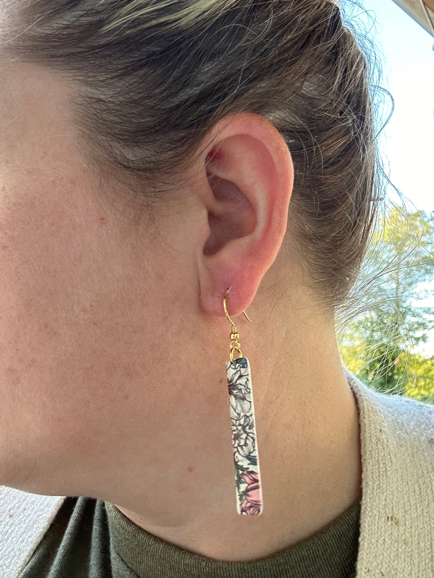 Skinny Rectangle Dangle