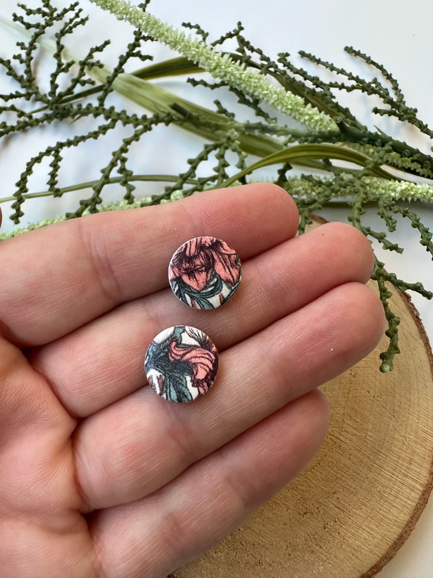 Antique Floral Studs