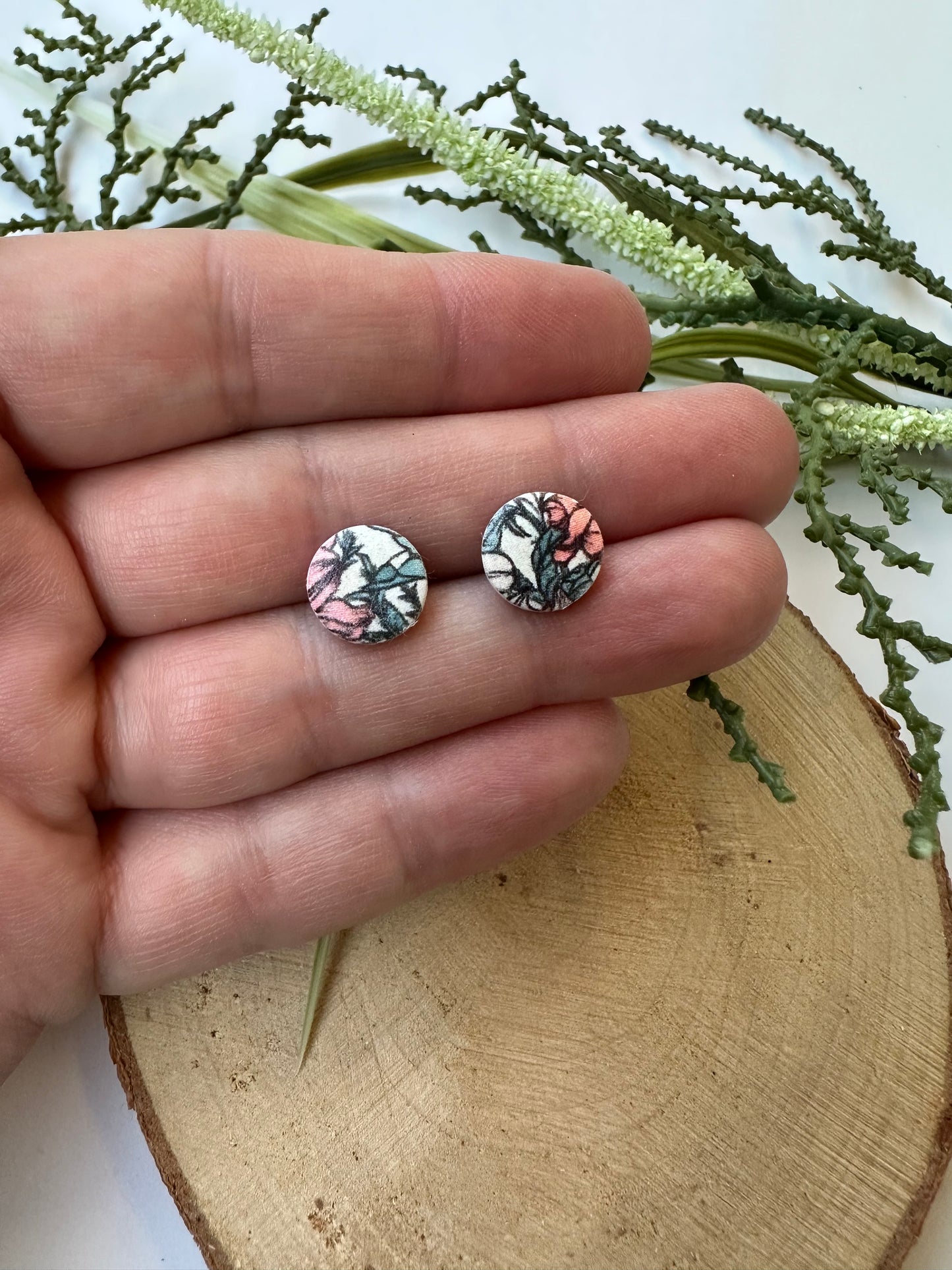 Antique Floral Studs
